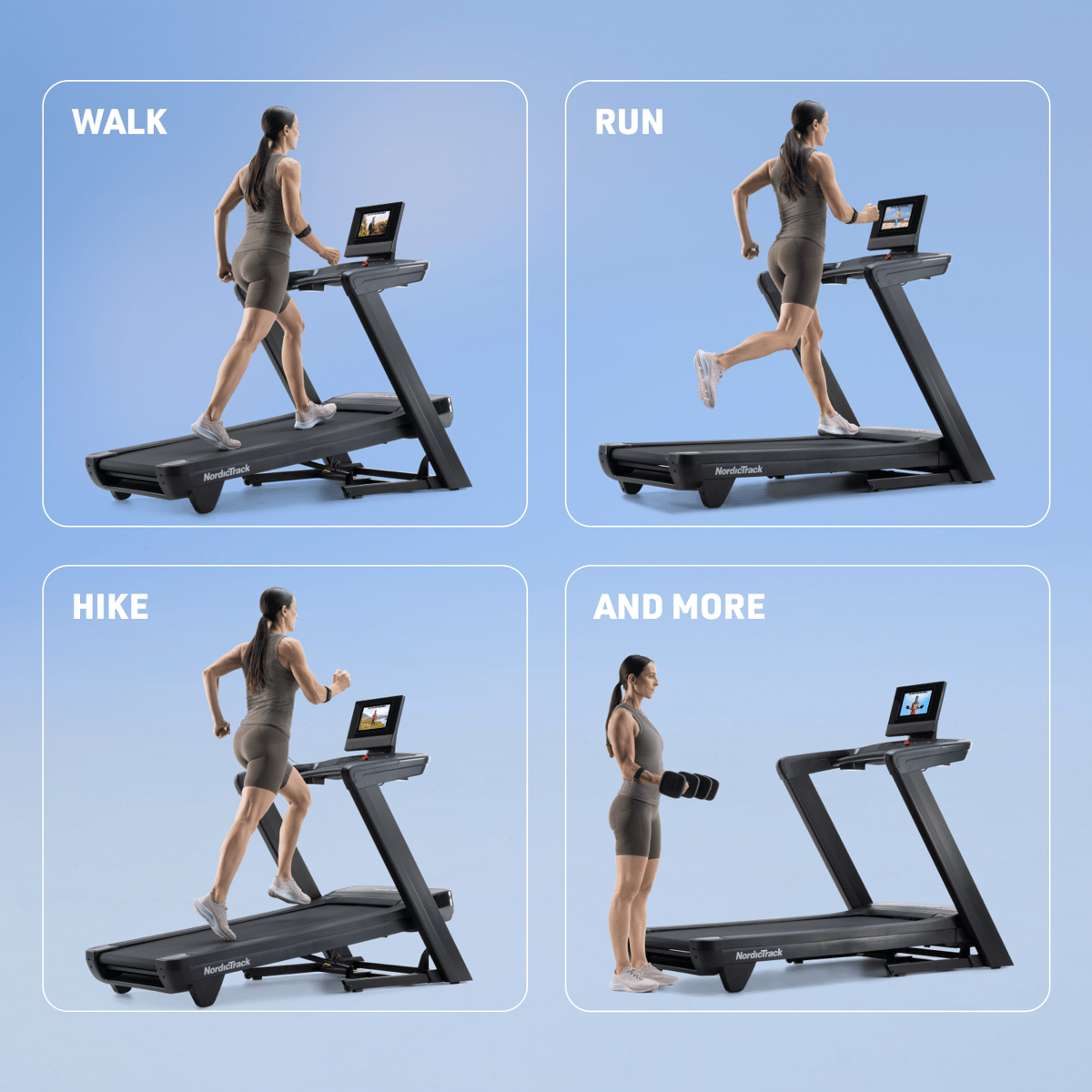 Commercial 1250 walk run hike workouts